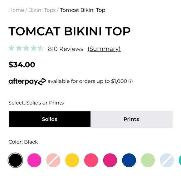 Jolyn Bikini Set in XS print Andy bottoms tomcat top flowers mustard - Picture 13 of 13